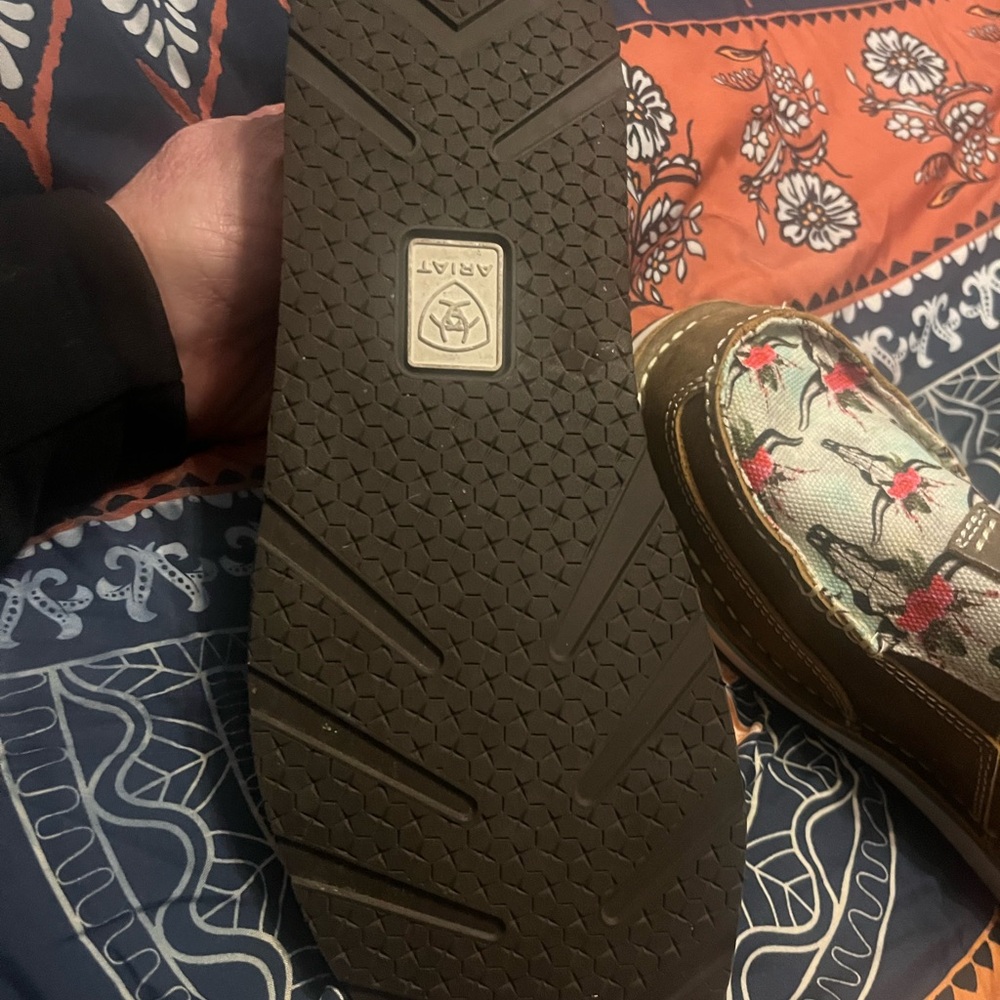 Ariat Tan Casual Slip-On Shoes - Picture 5 of 5